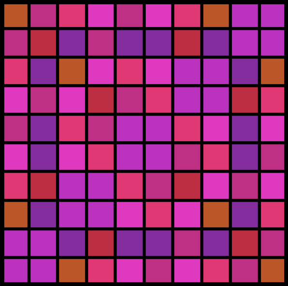 Colored Skolem Square artwork